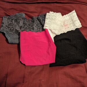 4 pairs Victoria secret thongs